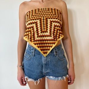 Retro bandana top